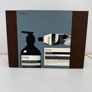 Aesop Reverence Aromatique Hand Wash Lotion Polish Bar Set New Vetiver Bergamot